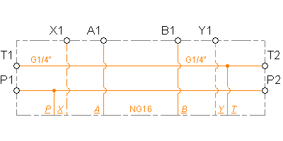 Type 14a Size A16 DIN 24340 NG16 cetop 07